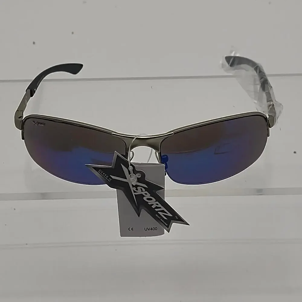 483 xsportz blue mirrored sunglasses